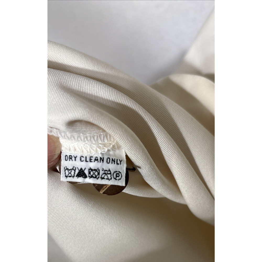 Tommy Bahama Mens XL Silk Camp Shirt Beige Embroidered Sail Fast Live Slow - Picture 8 of 8